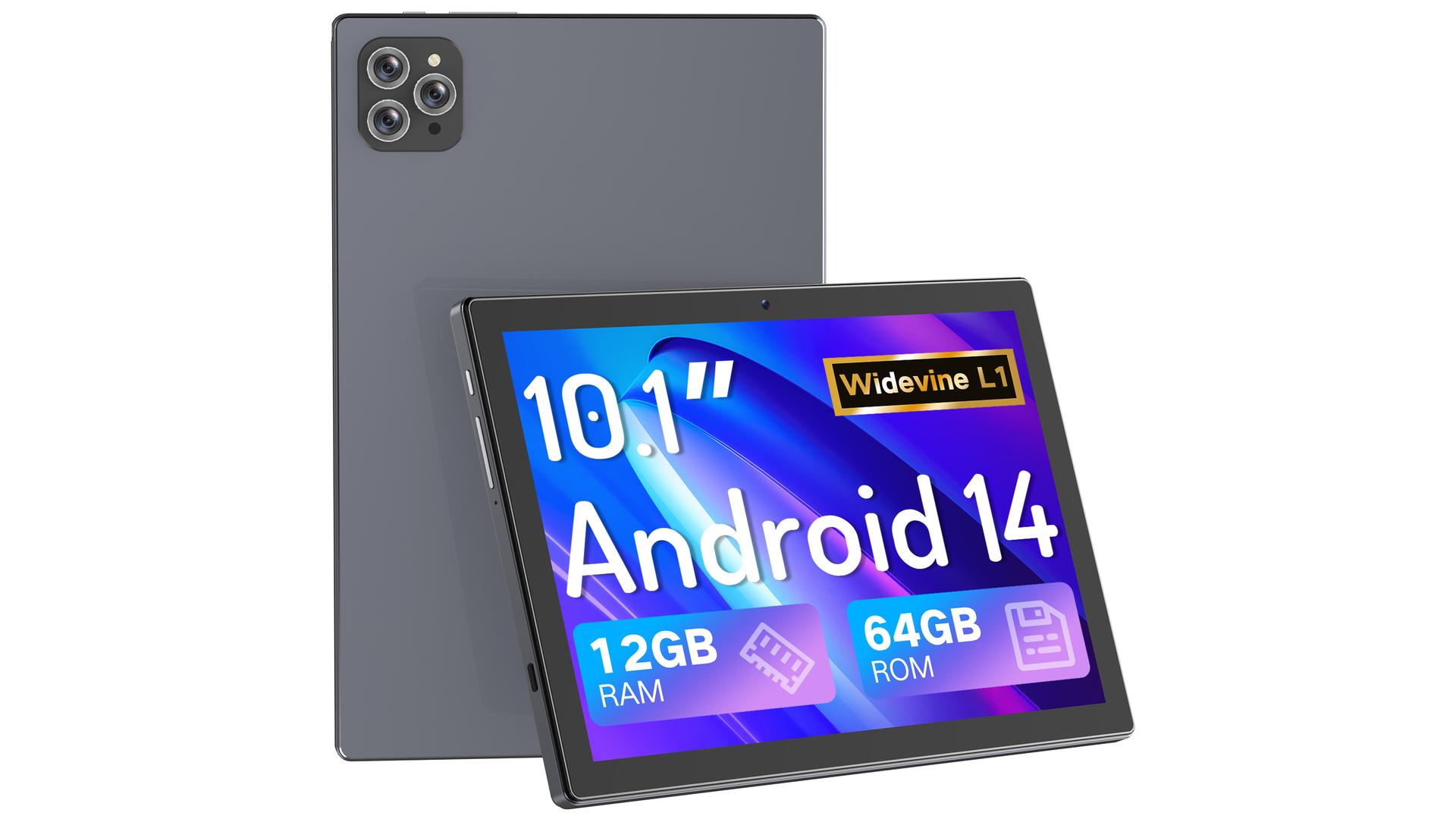 Amazon.com : FIEKVE 10.1 Inch Android 14 Tablet for Adults, Octa